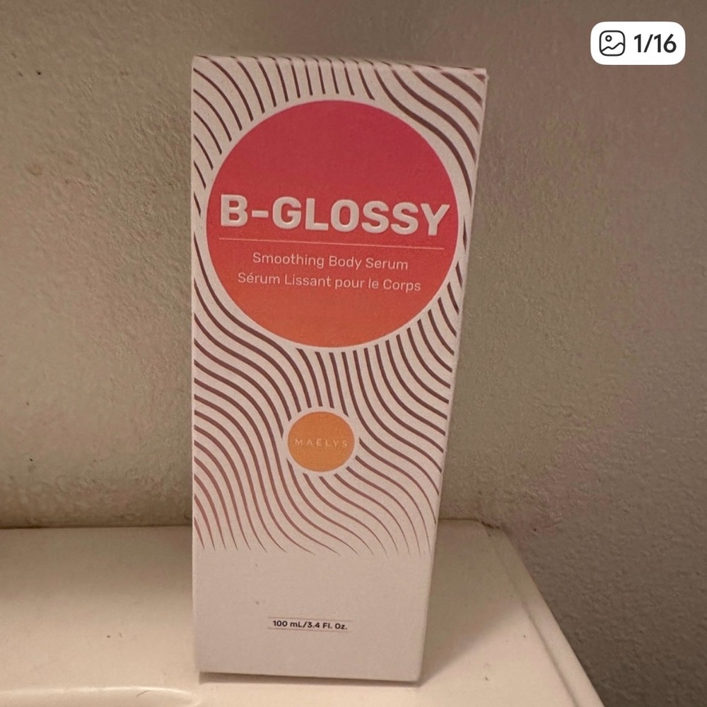 NEW B-GLOSSY Smoothing Body Serum by Maelys / new in sealed box